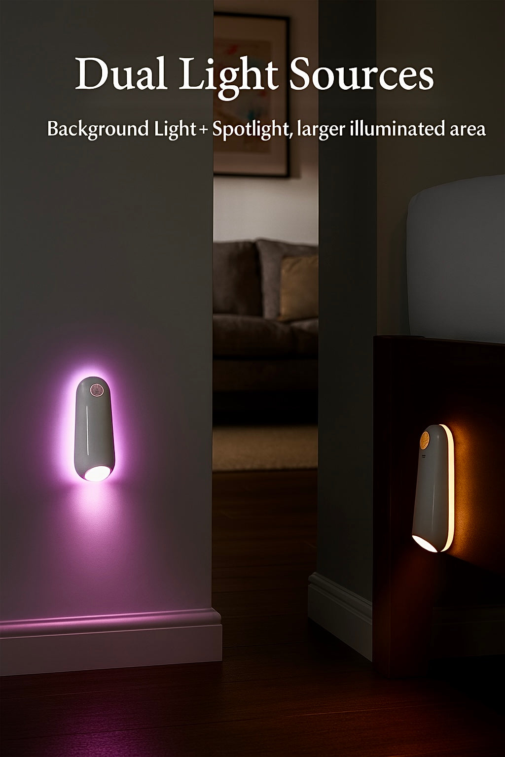 LED Light Toilet Night Motion Sensor Toilet Bowl RGB 7Color Changing For Bathroom Decoration LED Rechargeable