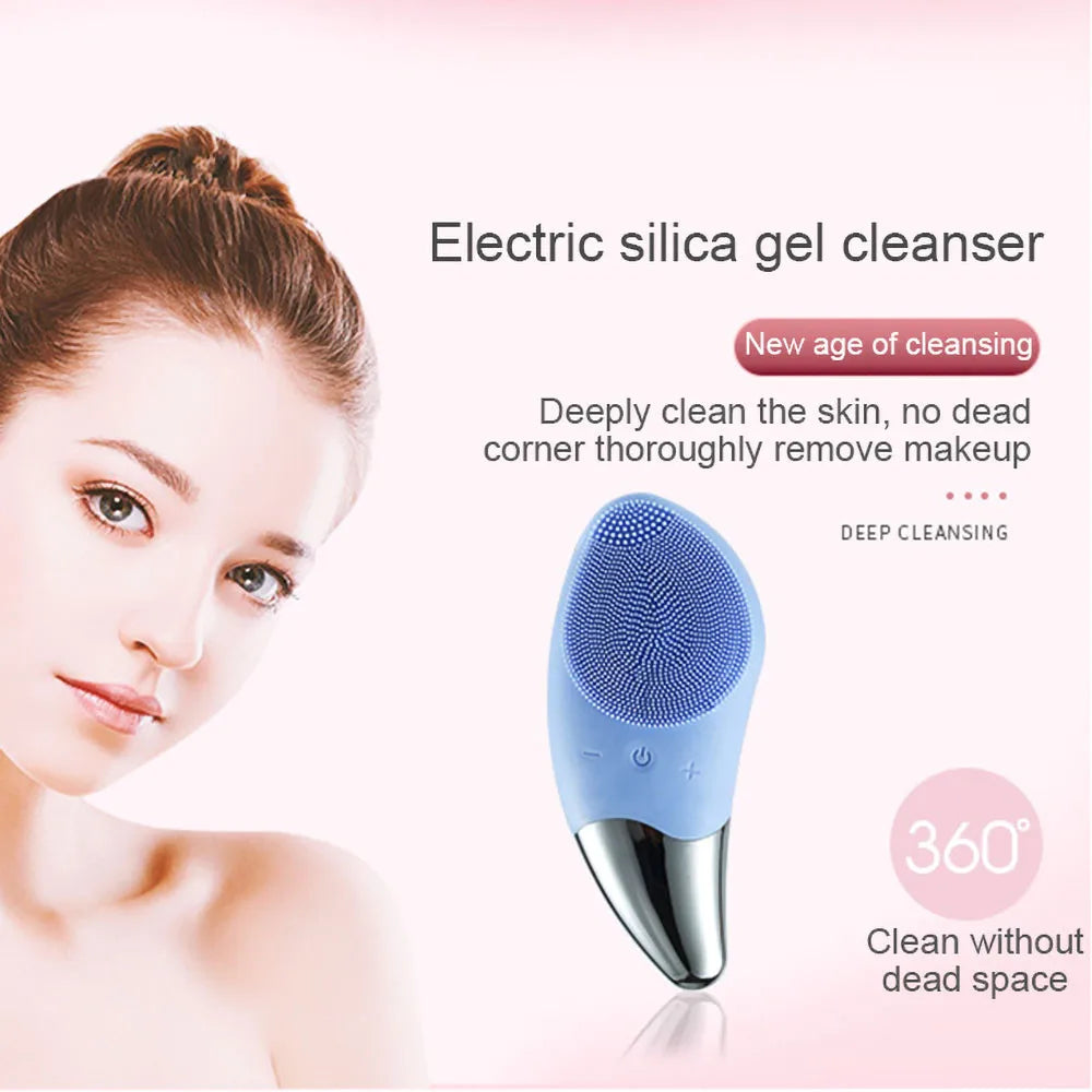 Mini Electric Silicone Face Cleanser