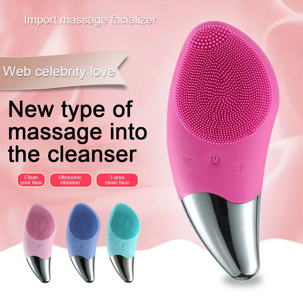 Mini Electric Silicone Face Cleanser
