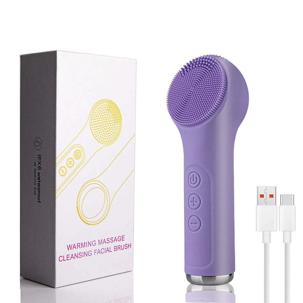 Rechargeable Waterproof Facial Cleansing Brush