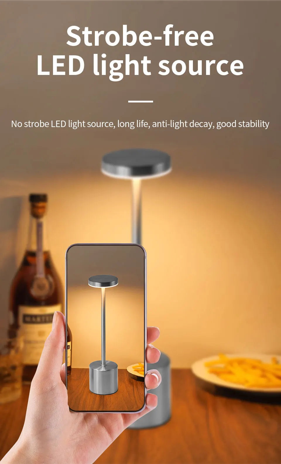 USB Rechargeable Led Night Light Desk