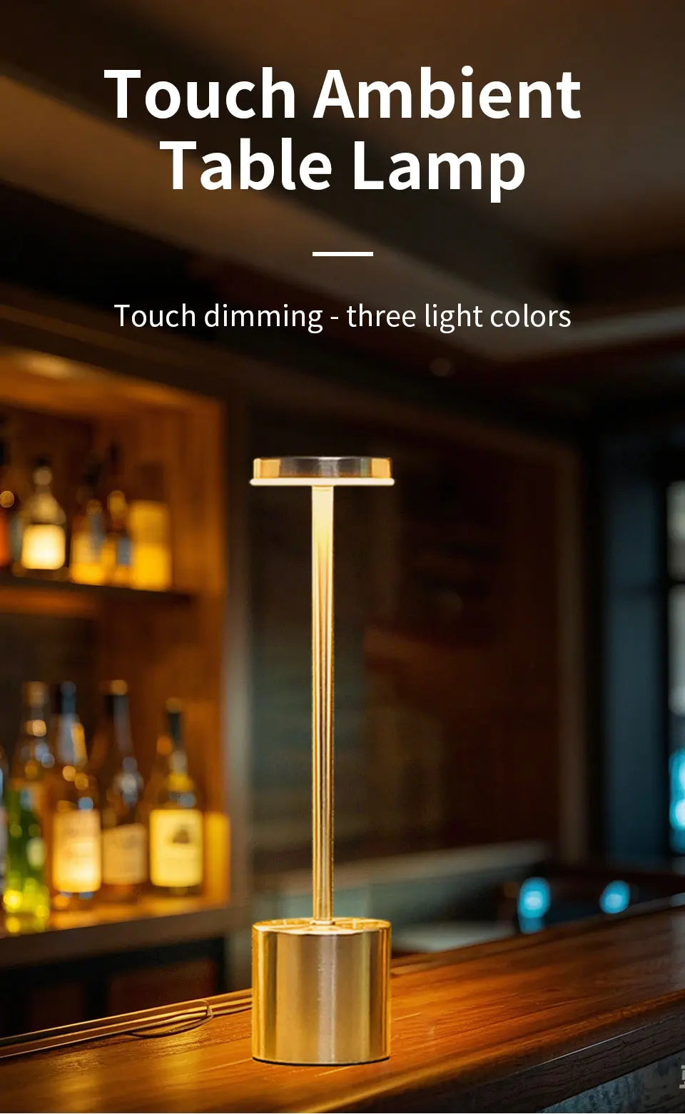 USB Rechargeable Led Night Light Desk