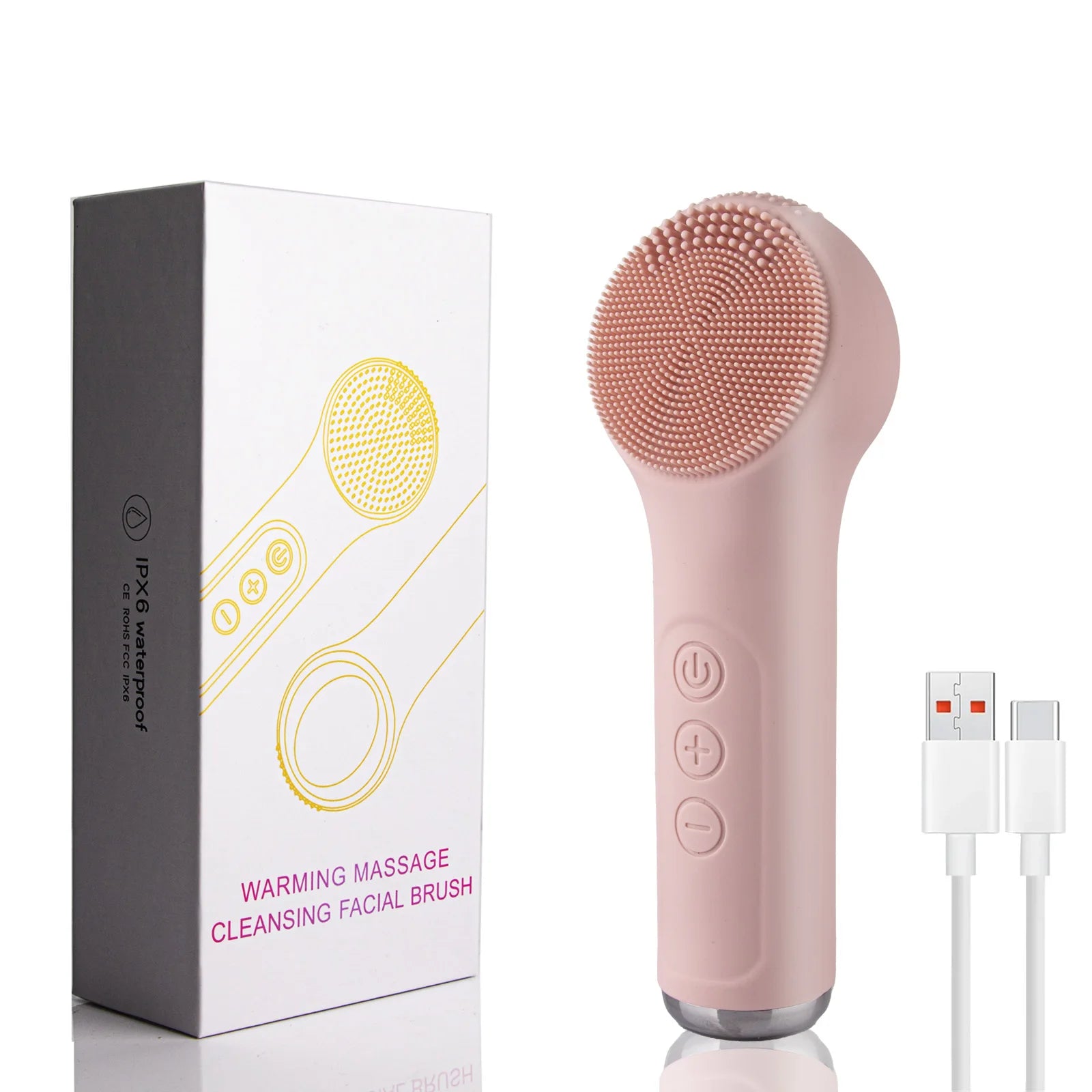 Rechargeable Waterproof Facial Cleansing Brush