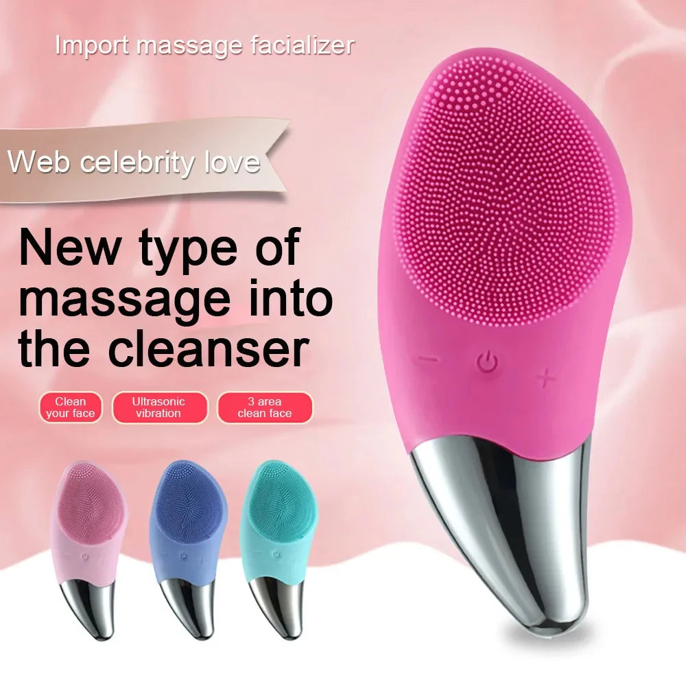 Mini Electric Silicone Face Cleanser
