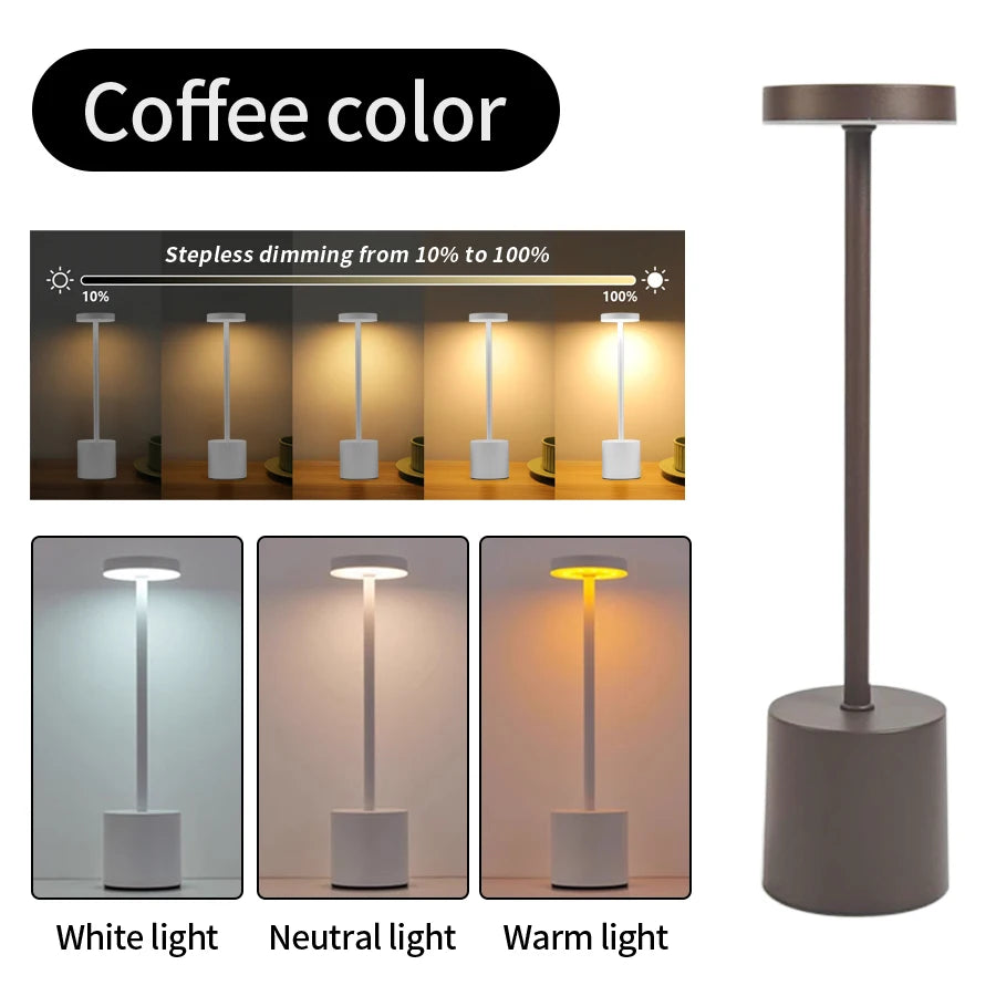USB Rechargeable Led Night Light Desk