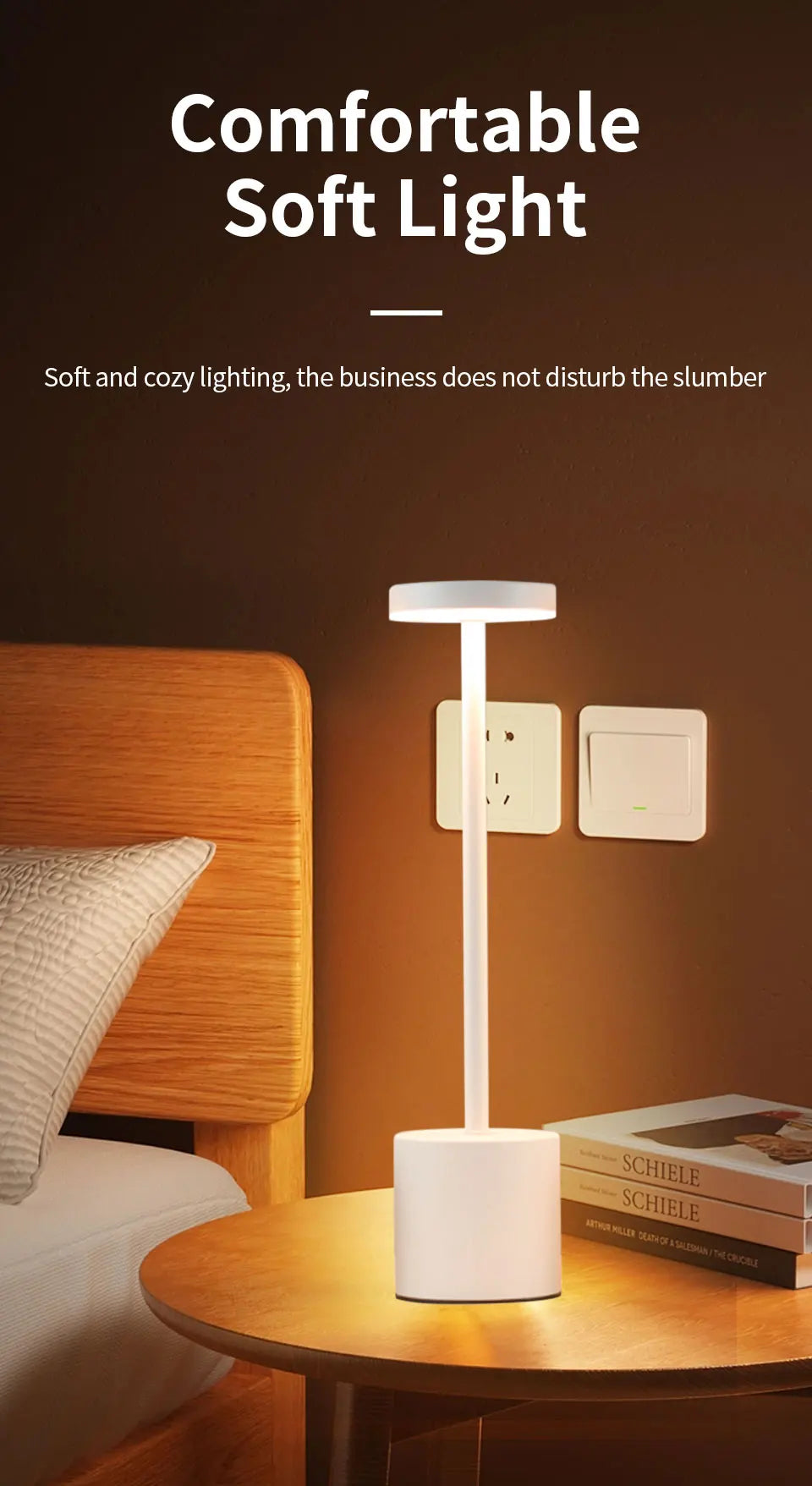 USB Rechargeable Led Night Light Desk