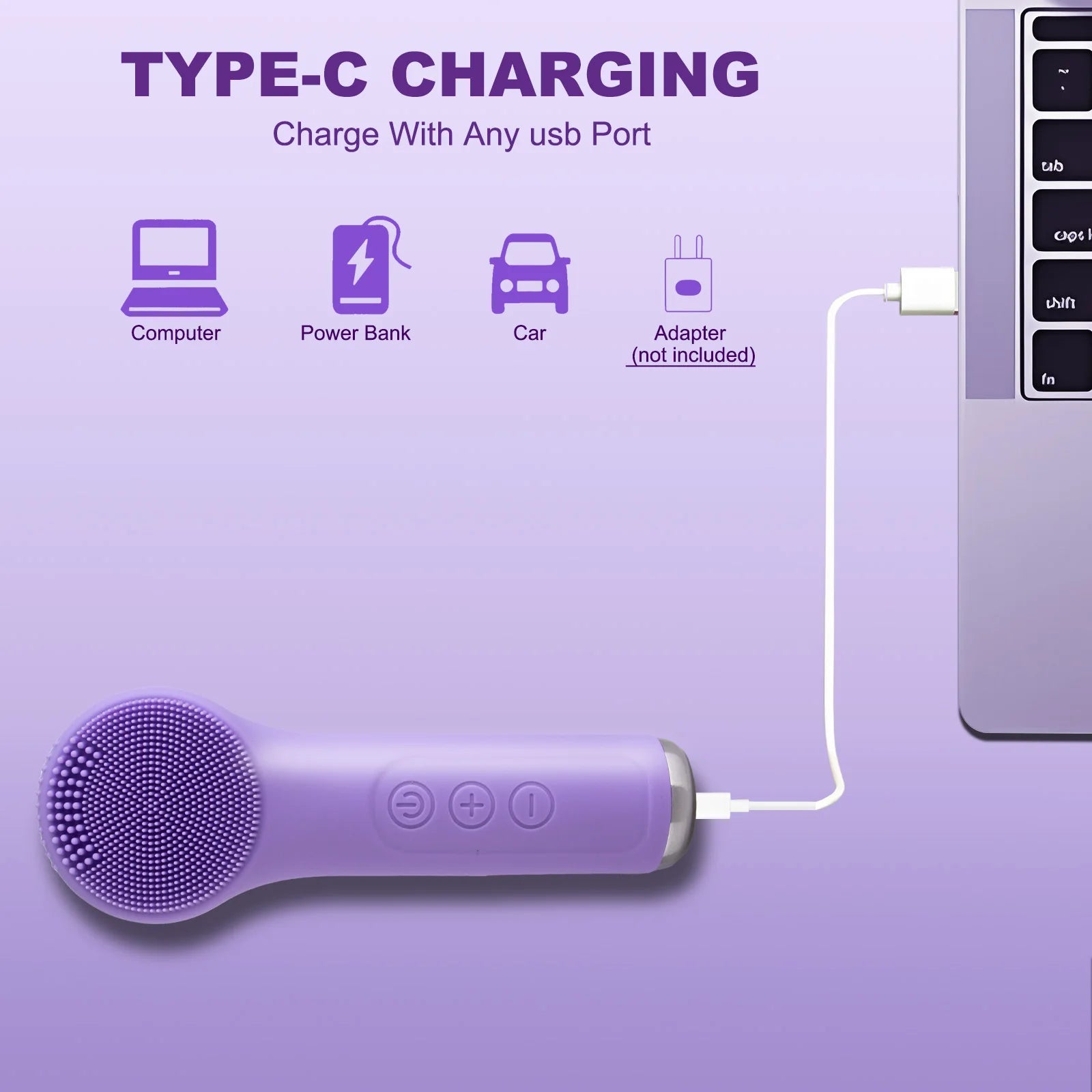 Rechargeable Waterproof Facial Cleansing Brush