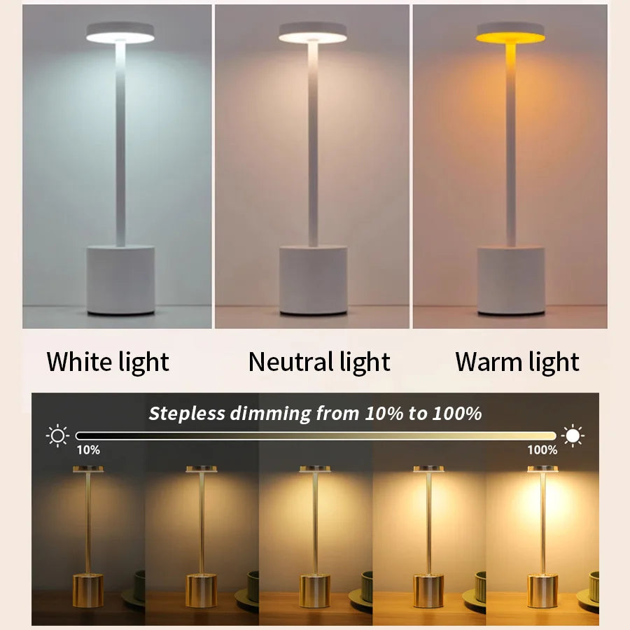 USB Rechargeable Led Night Light Desk